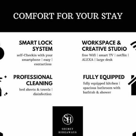 Secret Hideaways Cozystudio Superior Apartments Mit Wifi L 450M Bis Uni L Messe L Flughafen L Zoo 杜伊斯堡 外观 照片