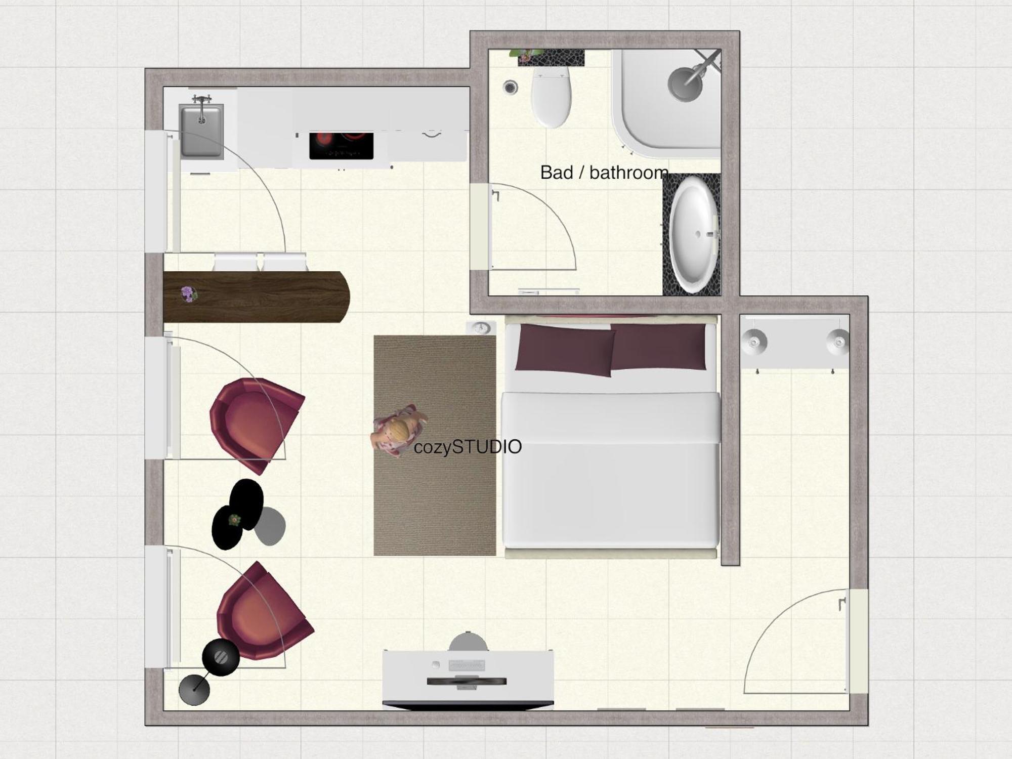 Secret Hideaways Cozystudio Superior Apartments Mit Wifi L 450M Bis Uni L Messe L Flughafen L Zoo 杜伊斯堡 客房 照片